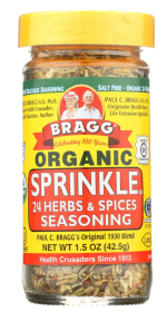 Bragg - Seasoning - Organic - Bragg - Sprinkle - Natural Herbs And Spices - 1.5 Oz - Case Of 12
